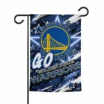 Golden State Warriors Garden Flag Personalized Glowing Star Blue Best Selling