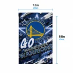 Golden State Warriors Garden Flag Personalized Glowing Star Blue Best Selling