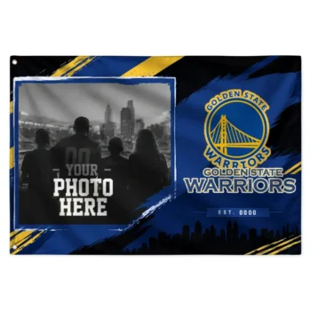 Golden State Warriors House Flag Custom Framed Photo Blue Black Best Selling