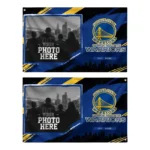 Golden State Warriors House Flag Custom Framed Photo Blue Black Best Selling