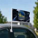 Golden State Warriors House Flag Custom Speed Slashes Blue Best Selling