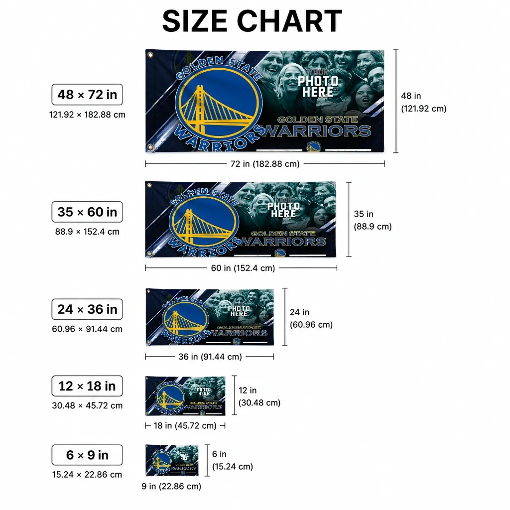 Golden State Warriors House Flag Personalized Diagonal Stripes Blue High Quality Golden State Warriors House Flag Personalized Diagonal Stripes Blue High Quality