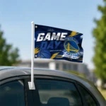 Golden State Warriors House Flag Personalized Energy Brushstrokes Blue Best Selling