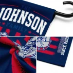 Gonzaga Bulldogs Garden Flag Custom Distressed Stripes Blue Best Selling