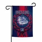 Gonzaga Bulldogs Garden Flag Custom Laurel Wreath Blue Best Selling