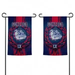 Gonzaga Bulldogs Garden Flag Custom Laurel Wreath Blue Best Selling