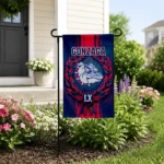 Gonzaga Bulldogs Garden Flag Custom Laurel Wreath Blue Best Selling