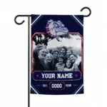 Gonzaga Bulldogs Garden Flag - Custom Photo Frame Blue