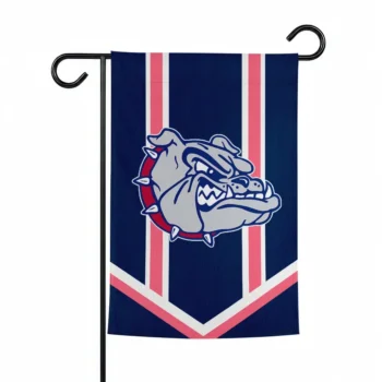 Gonzaga Bulldogs Garden Flag Customized Chevron Stripes Blue Best Selling