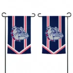 Gonzaga Bulldogs Garden Flag Customized Chevron Stripes Blue Best Selling