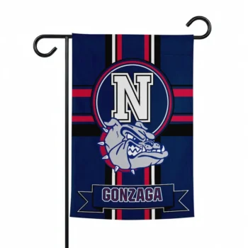 Gonzaga Bulldogs Garden Flag Customized Circle Medallion Blue Best Selling