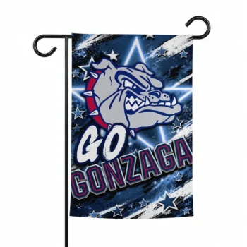 Gonzaga Bulldogs Garden Flag Personalized Glowing Star Blue Best Selling