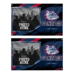 Gonzaga Bulldogs House Flag Custom Framed Photo Blue Black Best Selling