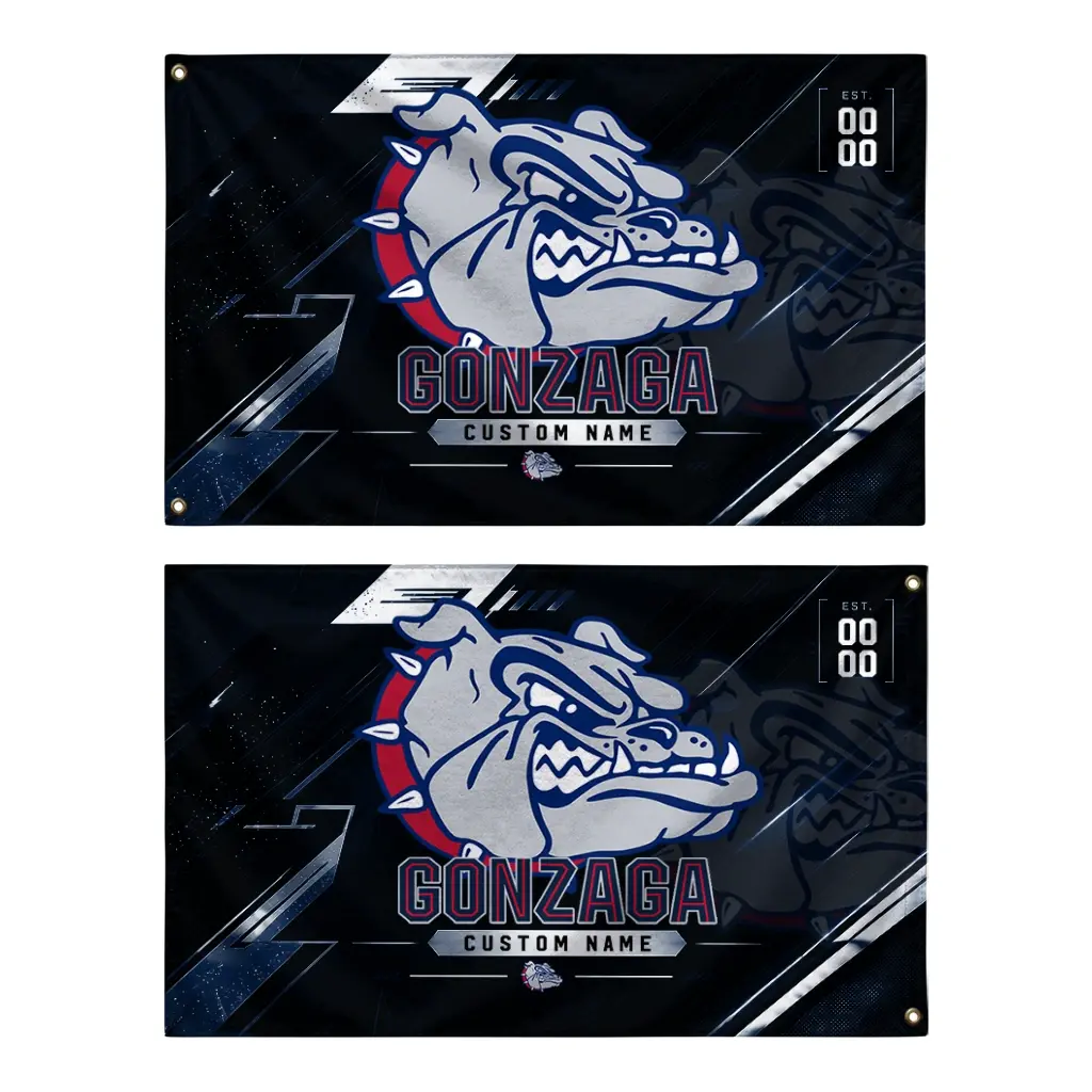 Gonzaga Bulldogs House Flag Custom Speed Slashes Blue Fashion Forward Gonzaga Bulldogs House Flag Custom Speed Slashes Blue Fashion Forward