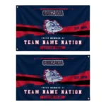 Gonzaga Bulldogs House Flag Customized Brushed Streaks Blue Best Selling