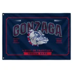 Gonzaga Bulldogs House Flag Customized Ornate Border Blue Best Selling