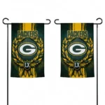Green Bay Packers Garden Flag Custom Laurel Wreath Green Best Selling