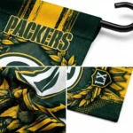 Green Bay Packers Garden Flag Custom Laurel Wreath Green Best Selling