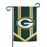 Green Bay Packers Garden Flag Customized Chevron Stripes Green Best Selling