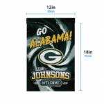 Green Bay Packers Garden Flag Personalized Swirl Vortex Green Best Selling