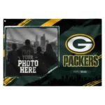 Green Bay Packers House Flag Custom Framed Photo Green Black Best Selling