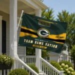 Green Bay Packers House Flag Customized Brushed Streaks Green Best Selling