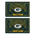 Green Bay Packers House Flag Customized Ornate Border Green Best Selling