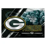 Green Bay Packers House Flag Personalized Diagonal Stripes Green Best Selling