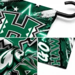 Hawaii Rainbow Warriors Garden Flag Custom Glowing Star Green Best Selling