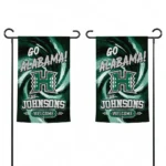 Hawaii Rainbow Warriors Garden Flag Custom Swirl Vortex Green Best Selling