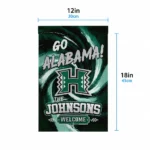 Hawaii Rainbow Warriors Garden Flag Custom Swirl Vortex Green Best Selling