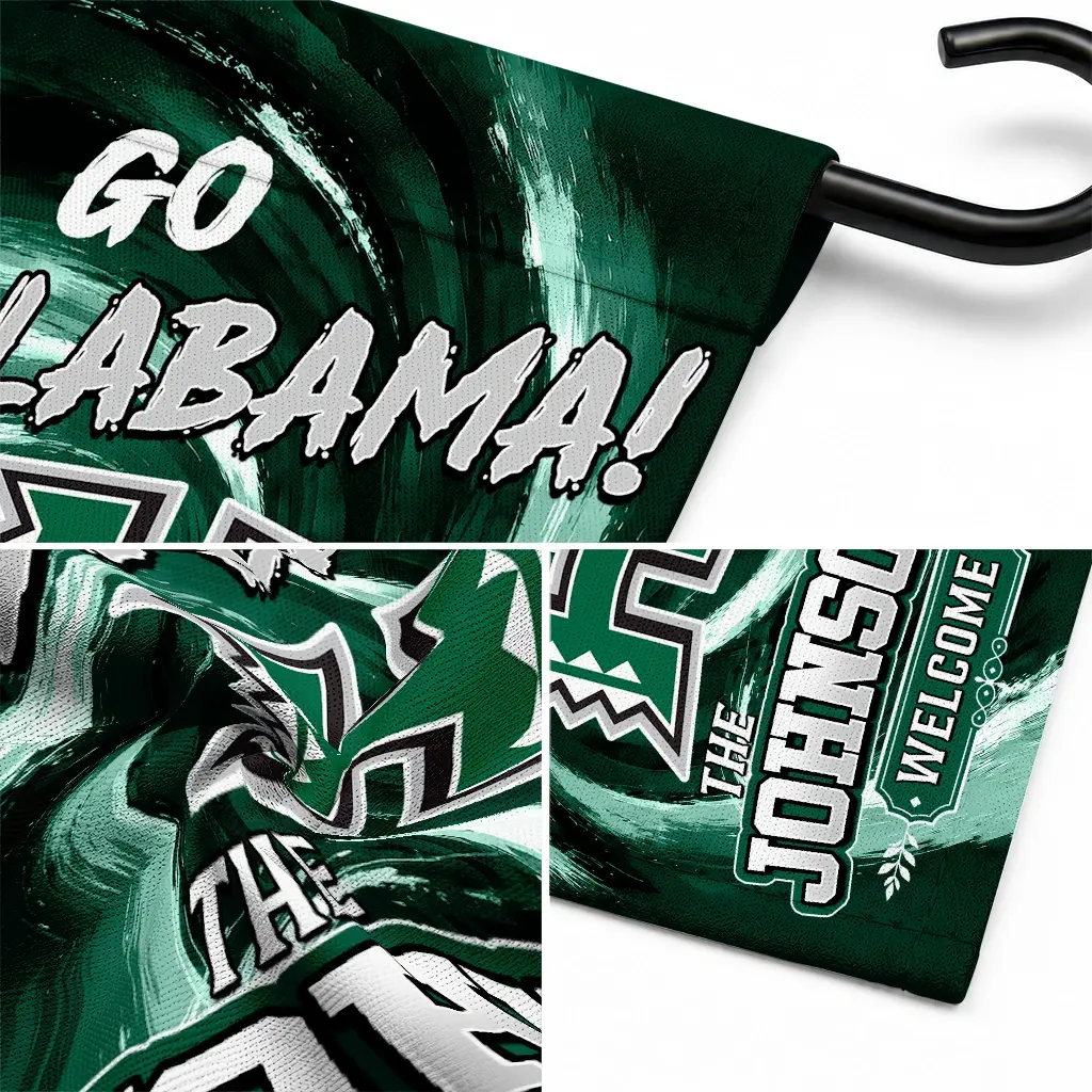 Hawaii Rainbow Warriors Garden Flag Custom Swirl Vortex Green Latest Model Hawaii Rainbow Warriors Garden Flag Custom Swirl Vortex Green Latest Model