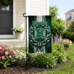 Hawaii Rainbow Warriors Garden Flag Customized Laurel Wreath Green Best Selling