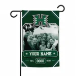 Hawaii Rainbow Warriors Garden Flag - Customized Photo Frame Green