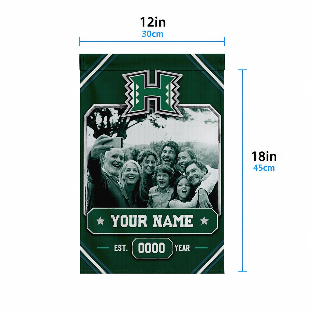 hawaii-rainbow-warriors-garden-flag-customized-photo-frame-green-high-quality.webp