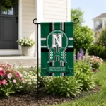 Hawaii Rainbow Warriors Garden Flag Personalized Circle Medallion Green Best Selling