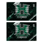Hawaii Rainbow Warriors House Flag Customized Speed Slashes Green Best Selling