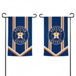 Houston Astros Garden Flag Custom Chevron Stripes Blue Best Selling