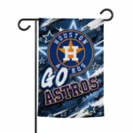 Houston Astros Garden Flag Customized Glowing Star Blue Best Selling