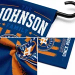 Houston Astros Garden Flag Personalized Distressed Stripes Blue Best Selling