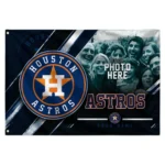 Houston Astros House Flag Customized Diagonal Stripes Blue Best Selling
