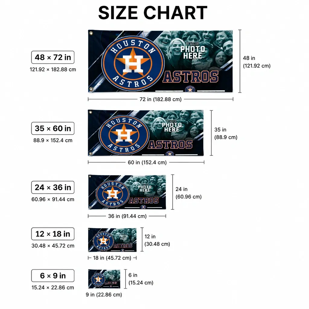 Houston Astros House Flag Customized Diagonal Stripes Blue High Quality Houston Astros House Flag Customized Diagonal Stripes Blue High Quality