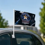 Houston Astros House Flag Personalized Speed Slashes Blue Best Selling