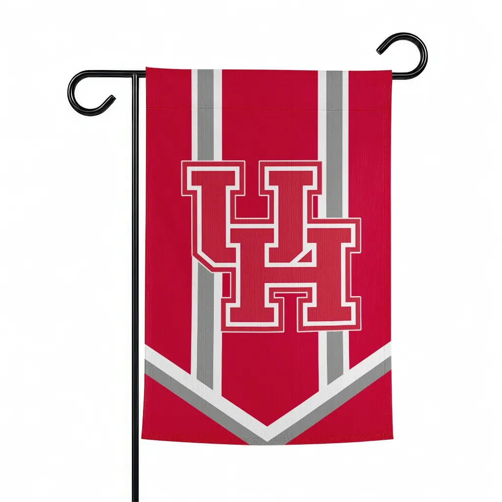 Houston Cougars Garden Flag Custom Chevron Stripes Red Best Selling Houston Cougars Garden Flag Custom Chevron Stripes Red Best Selling