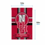Houston Cougars Garden Flag Custom Circle Medallion Red Best Selling