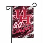 Houston Cougars Garden Flag Customized Glowing Star Red Best Selling