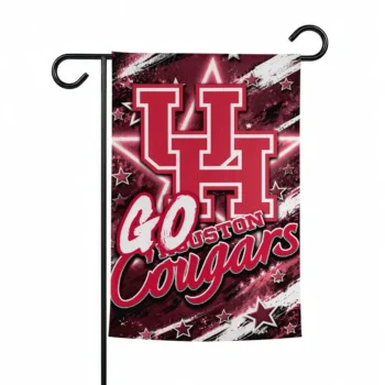 Houston Cougars Garden Flag Customized Glowing Star Red Best Selling