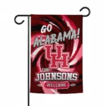 Houston Cougars Garden Flag Customized Swirl Vortex Red Best Selling