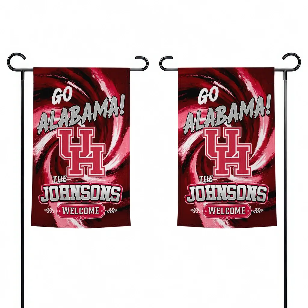 Houston Cougars Garden Flag Customized Swirl Vortex Red Fashion Forward Houston Cougars Garden Flag Customized Swirl Vortex Red Fashion Forward