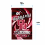 Houston Cougars Garden Flag Customized Swirl Vortex Red Best Selling